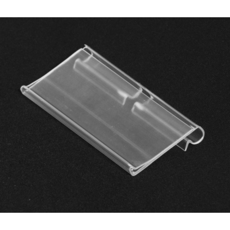 Flipper Label Holder for Double Prong Hooks 